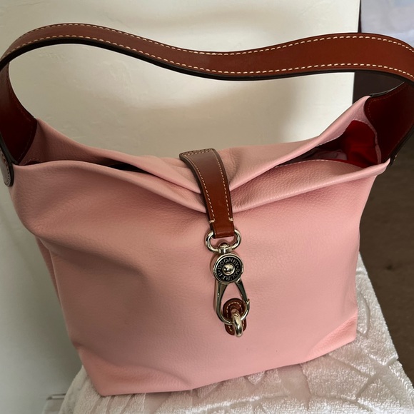 NWOT Dooney and Bourke All weather leather Logo Lock Hobo bag - Picture 4 of 8